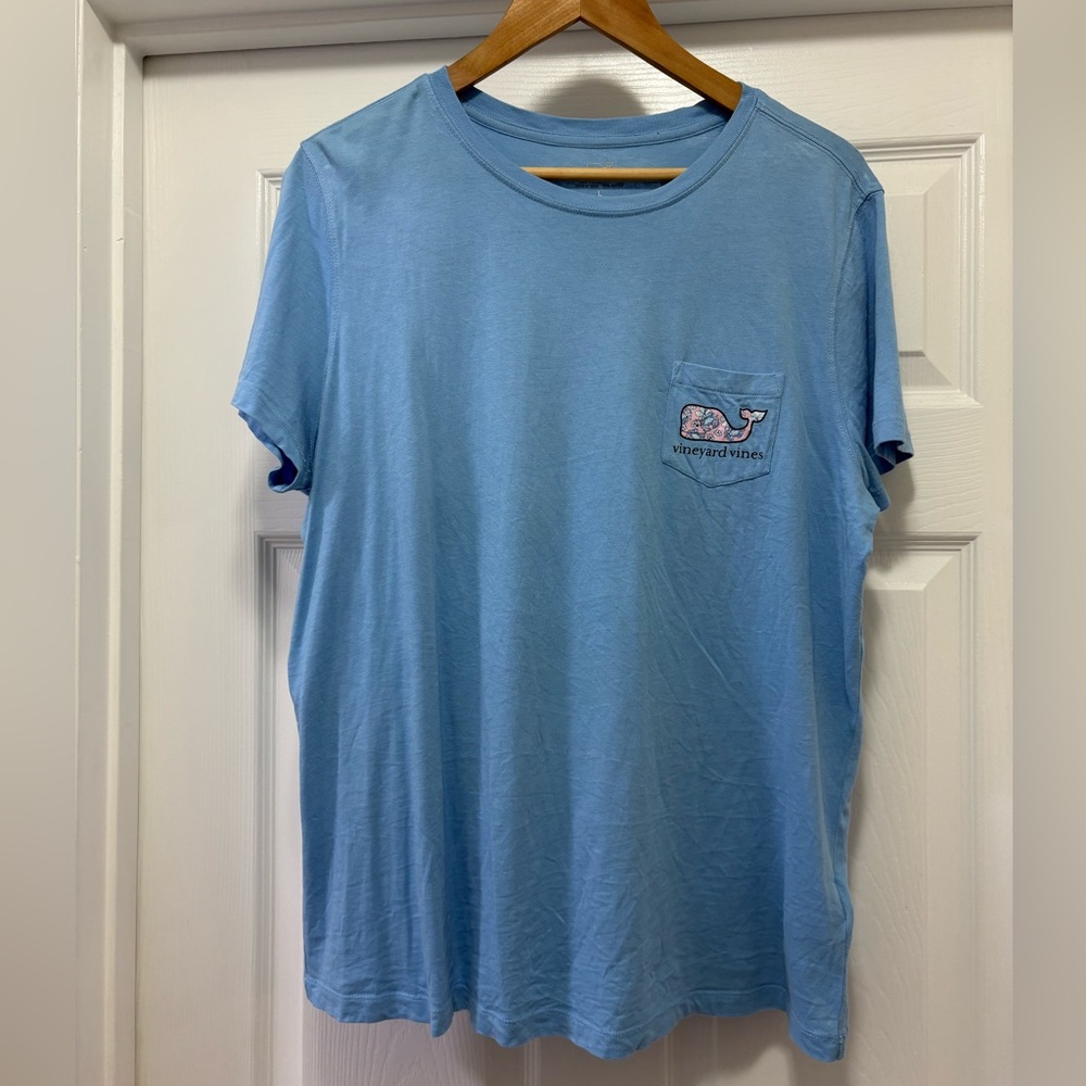 Vineyard Vines Light Blue Short Sleeve Tee